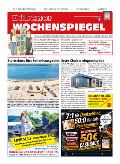 Dübener Wochenspiegel | Nr. 12 | 24. Juni 2026